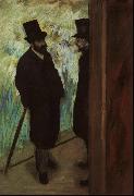 Edgar Degas Halevy and Cave Backstage at the Opera USA oil painting artist